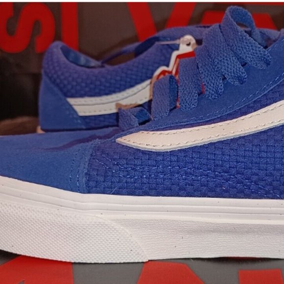 Vans Woven Check Old Skool True Navy/Snow White Men's 4.5/Women's 6 VN0A3WKT45N - Picture 10 of 12